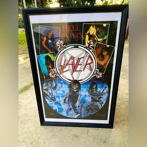 1984 Slayer “Hell Awaits” Tour Promo Poster | Collectors Item